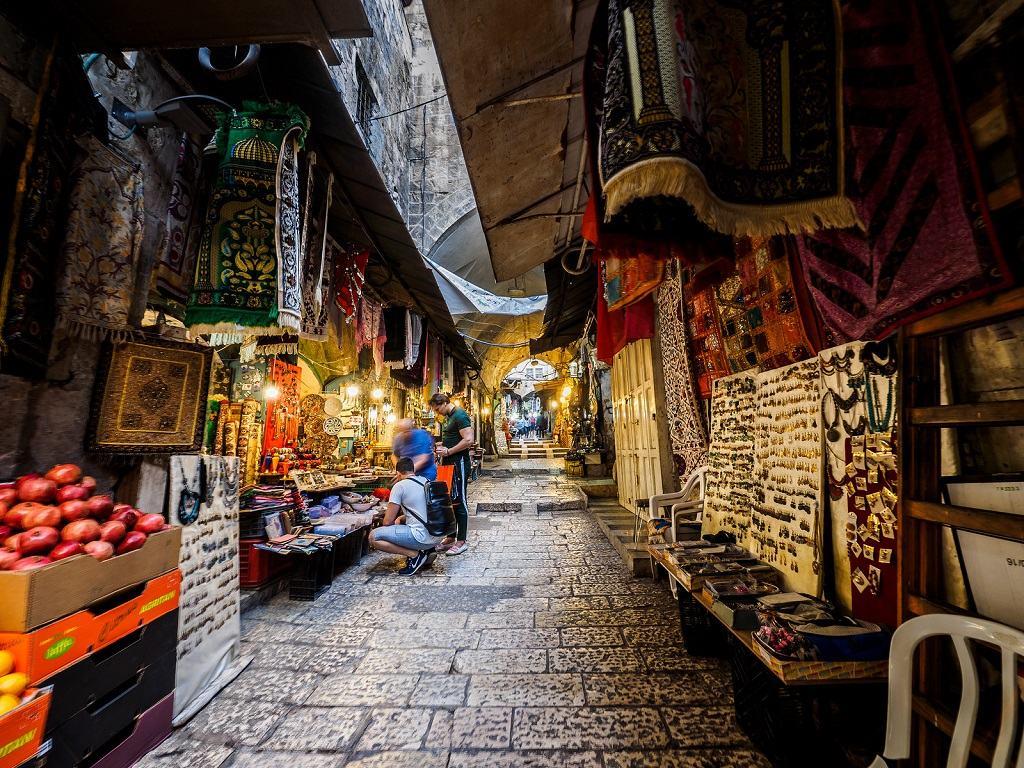 Một khu chợ ở Israel