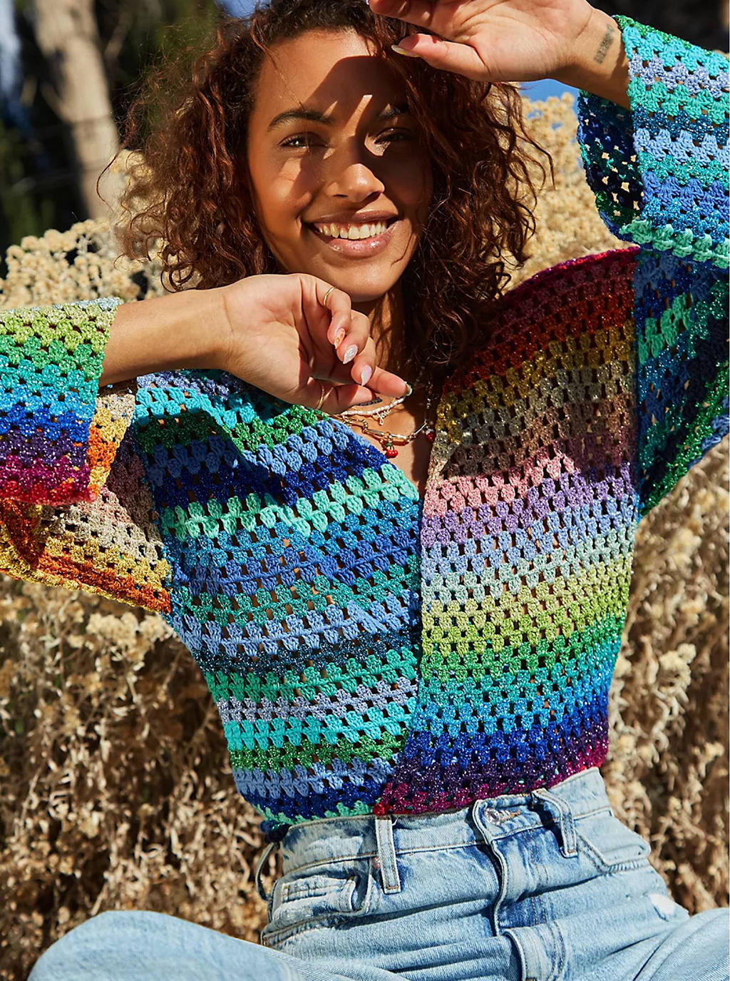 Những item thời trang crochet đẹp lung linh, đa dạng sắc màu