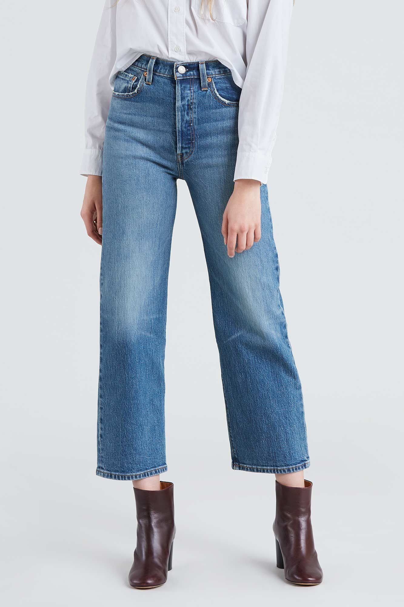 quần jeans ống rộng
